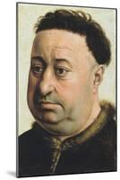 Portrait of a Fat Man-Robert Campin-Mounted Giclee Print