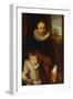 Portrait of a Father and His Son, Also Known as Guillaume Richardot-Sir Anthony Van Dyck-Framed Giclee Print