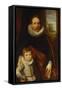 Portrait of a Father and His Son, Also Known as Guillaume Richardot-Sir Anthony Van Dyck-Framed Stretched Canvas