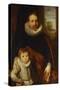 Portrait of a Father and His Son, Also Known as Guillaume Richardot-Sir Anthony Van Dyck-Stretched Canvas