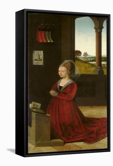 Portrait of a Female Donor, c.1455-Petrus Christus-Framed Stretched Canvas