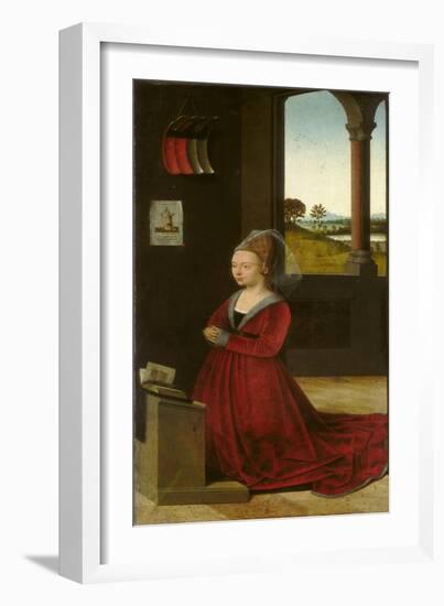 Portrait of a Female Donor, c.1455-Petrus Christus-Framed Giclee Print