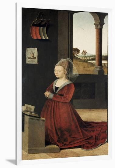 Portrait of a Female Donor-Petrus Christus-Framed Giclee Print