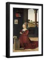 Portrait of a Female Donor-Petrus Christus-Framed Giclee Print