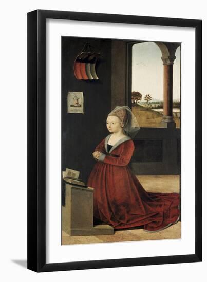 Portrait of a Female Donor-Petrus Christus-Framed Giclee Print