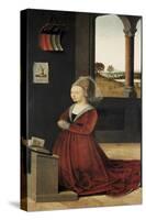 Portrait of a Female Donor-Petrus Christus-Stretched Canvas