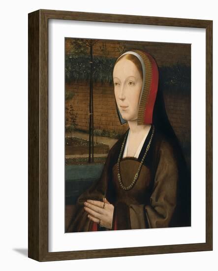 Portrait of a Female Donor-Jan Provost-Framed Giclee Print
