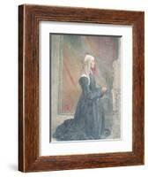 Portrait of a Female Member of the Sassetti Family-Domenico Ghirlandaio-Framed Giclee Print