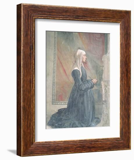 Portrait of a Female Member of the Sassetti Family-Domenico Ghirlandaio-Framed Giclee Print