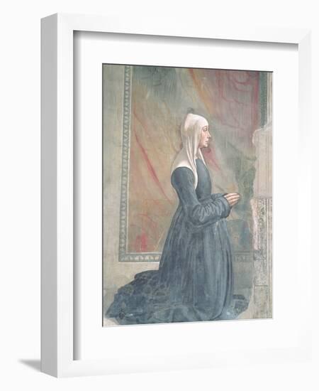 Portrait of a Female Member of the Sassetti Family-Domenico Ghirlandaio-Framed Giclee Print