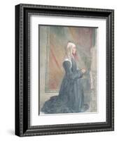 Portrait of a Female Member of the Sassetti Family-Domenico Ghirlandaio-Framed Giclee Print