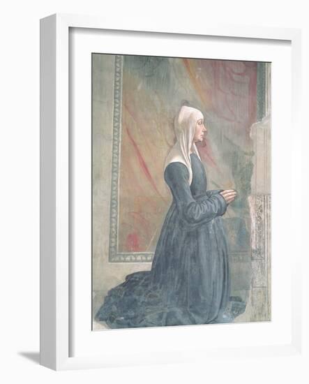 Portrait of a Female Member of the Sassetti Family-Domenico Ghirlandaio-Framed Giclee Print