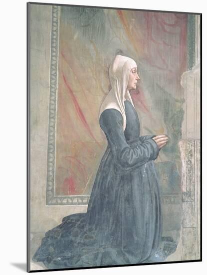 Portrait of a Female Member of the Sassetti Family-Domenico Ghirlandaio-Mounted Giclee Print