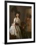 Portrait of a Female Painter, Pupil of David-Aimee Duvivier-Framed Giclee Print