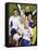 Portrait of a Female Soccer Team-null-Framed Stretched Canvas