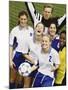Portrait of a Female Soccer Team-null-Mounted Premium Photographic Print