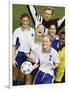 Portrait of a Female Soccer Team-null-Framed Photographic Print