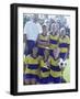 Portrait of a Female Soccer Team-null-Framed Photographic Print