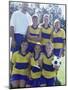 Portrait of a Female Soccer Team-null-Mounted Photographic Print