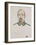 Portrait of a First Officer, 1916-Egon Schiele-Framed Giclee Print