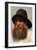 Portrait of a Fisherman-Edwin Harris-Framed Giclee Print