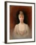 Portrait of a Flaxen-Haired Woman-Georges Croegaert-Framed Giclee Print