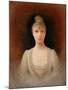 Portrait of a Flaxen-Haired Woman-Georges Croegaert-Mounted Giclee Print