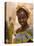 Portrait of a Fulani Woman, Mopti, Mali, West Africa, Africa-Gavin Hellier-Stretched Canvas