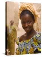 Portrait of a Fulani Woman, Mopti, Mali, West Africa, Africa-Gavin Hellier-Stretched Canvas