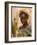 Portrait of a Fulani Woman, Mopti, Mali, West Africa, Africa-Gavin Hellier-Framed Photographic Print