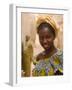 Portrait of a Fulani Woman, Mopti, Mali, West Africa, Africa-Gavin Hellier-Framed Photographic Print