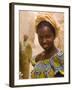 Portrait of a Fulani Woman, Mopti, Mali, West Africa, Africa-Gavin Hellier-Framed Photographic Print