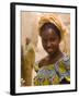 Portrait of a Fulani Woman, Mopti, Mali, West Africa, Africa-Gavin Hellier-Framed Photographic Print