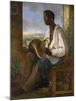 Portrait of a Gardener and Horn Player in the Household of the Emperor Francis I, 1836-Albert Schindler-Mounted Giclee Print