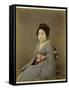 Portrait of a Geisha-null-Framed Stretched Canvas