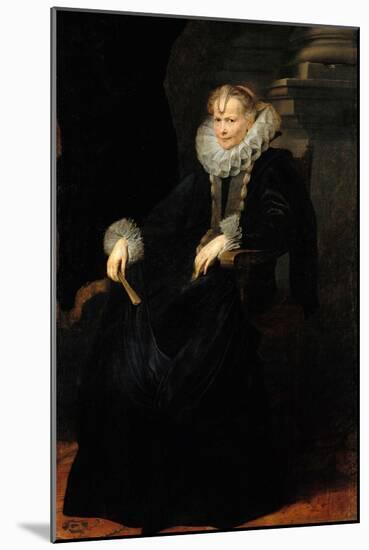 Portrait of a Genovese Lady, C. 1621-Sir Anthony Van Dyck-Mounted Giclee Print