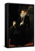 Portrait of a Genovese Lady, C. 1621-Sir Anthony Van Dyck-Framed Stretched Canvas