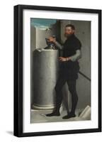 Portrait of a Gentleman, 1555-1556-Giovanni Battista Moroni-Framed Giclee Print