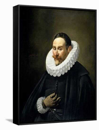 Portrait of a Gentleman, 1618-1623-Juan Bautista Mayno-Framed Stretched Canvas
