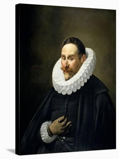 Portrait of a Gentleman, 1618-1623-Juan Bautista Mayno-Stretched Canvas
