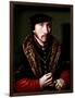 Portrait of a Gentleman, 16Th Century (Oil on Panel)-Ambrosius Benson-Framed Giclee Print