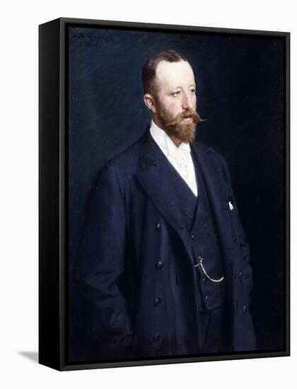 Portrait of a Gentleman, 1898-Peder Severin Kröyer-Framed Stretched Canvas