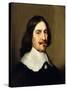 Portrait of a Gentleman, Bust Length, Wearing Black-Gerrit van Honthorst-Stretched Canvas