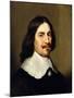 Portrait of a Gentleman, Bust Length, Wearing Black-Gerrit van Honthorst-Mounted Giclee Print