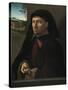 Portrait of a Gentleman, C.1505-Ridolfo Ghirlandaio-Stretched Canvas