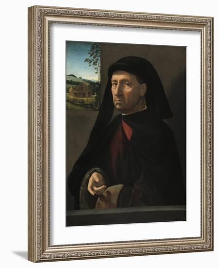 Portrait of a Gentleman, C.1505-Ridolfo Ghirlandaio-Framed Giclee Print