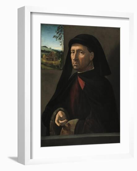 Portrait of a Gentleman, C.1505-Ridolfo Ghirlandaio-Framed Giclee Print