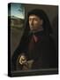 Portrait of a Gentleman, C.1505-Ridolfo Ghirlandaio-Stretched Canvas