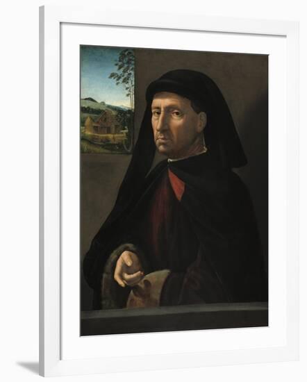 Portrait of a Gentleman, C.1505-Ridolfo Ghirlandaio-Framed Giclee Print