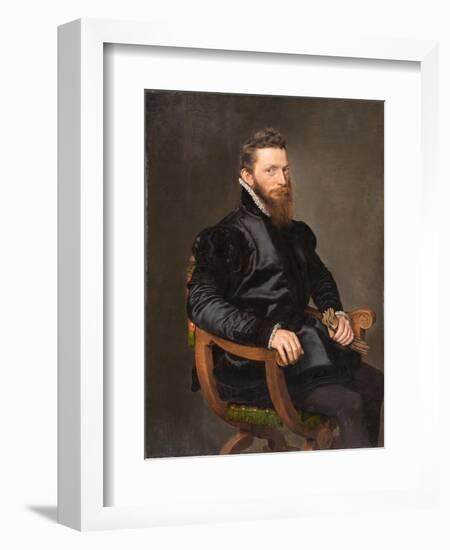 Portrait of a Gentleman, c.1570-Anthonis van Dashorst Mor-Framed Giclee Print